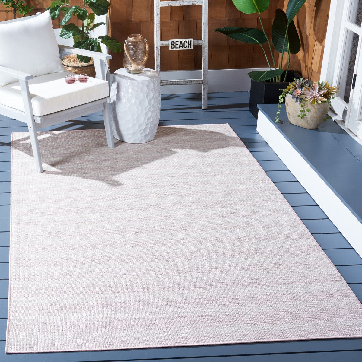  Safavieh Hampton 231 Indoor / Outdoor Rug - Olive Green / Ivory - Bonton