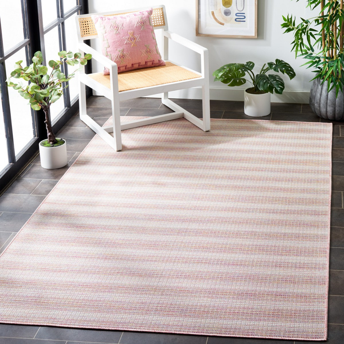  Safavieh Hampton 231 Indoor / Outdoor Rug - Grey - Bonton