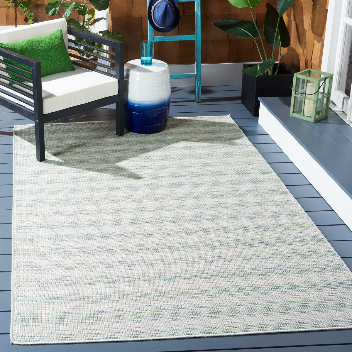  Safavieh Hampton 231 Indoor / Outdoor Rug - Grey - Bonton