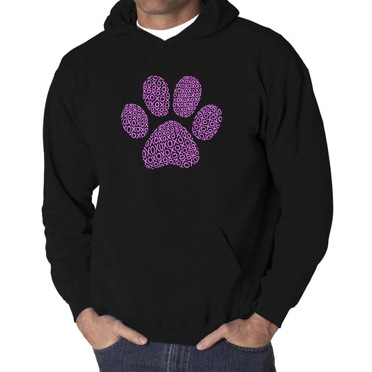 Word Art Hooded Sweatshirt - XOXO Dog Paw