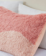 Rachel Ombre Shaggy Faux Fur Comforter Set