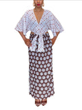 INI Waist Cutout Kimono Sleeve Dress 1
