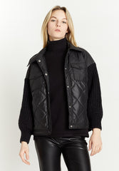 Vegan Bomber with Two Chest Pockets