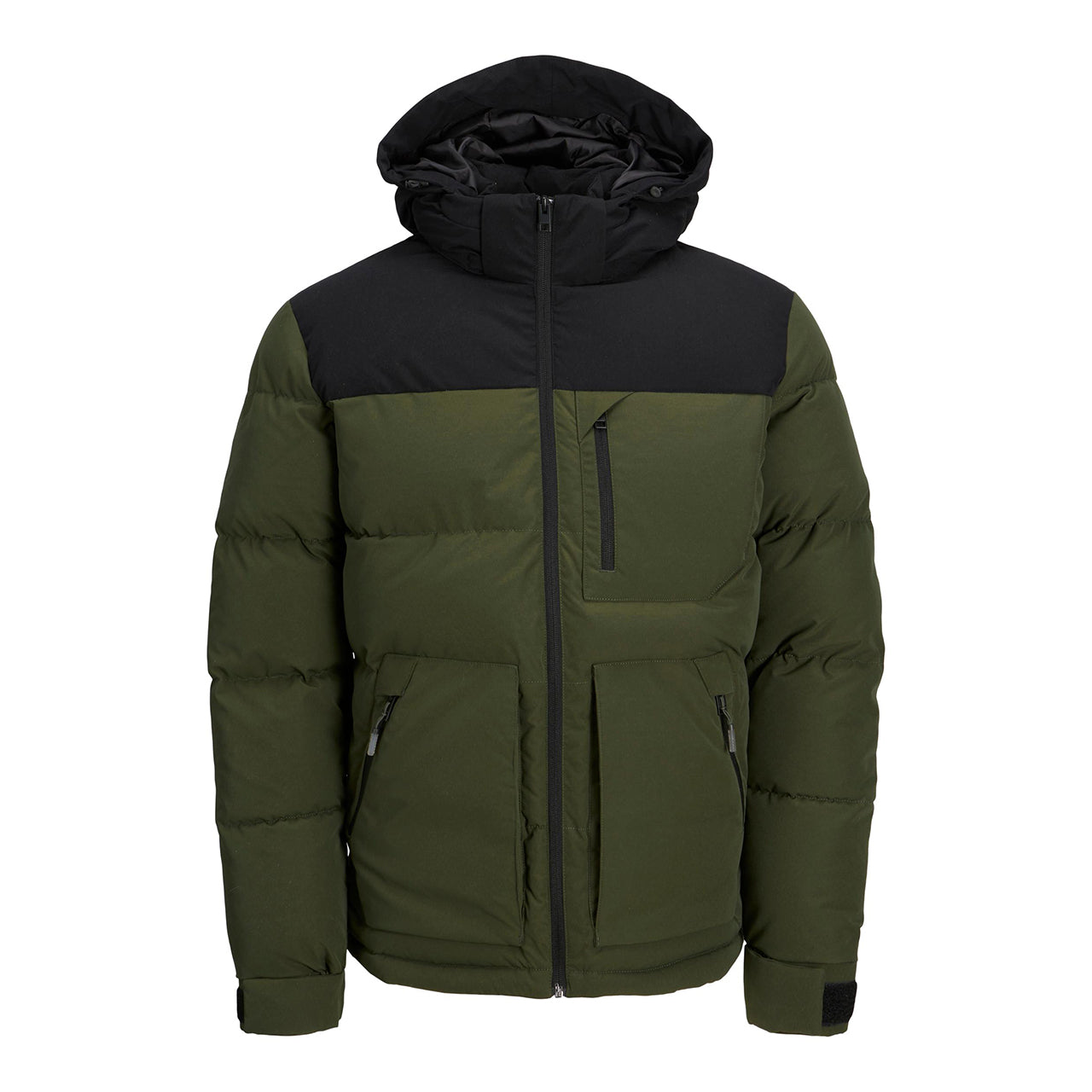  Jack & Jones Puffer Jacket - Mandarin Orange - Bonton