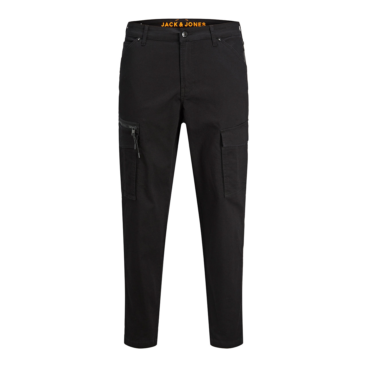  Jack & Jones Ace Trucker Cargo Trousers - Black - Bonton