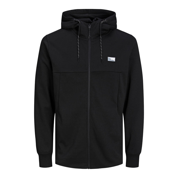 High Neck Zip Hoodie