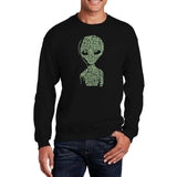Word Art Crewneck Sweatshirt - Alien