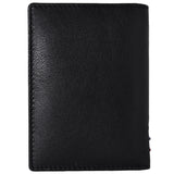 Leather Bi-fold Rifd Wallet with Flip ID Window Pocket 1
