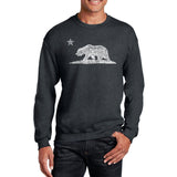 Word Art Crewneck Sweatshirt - California Bear 1