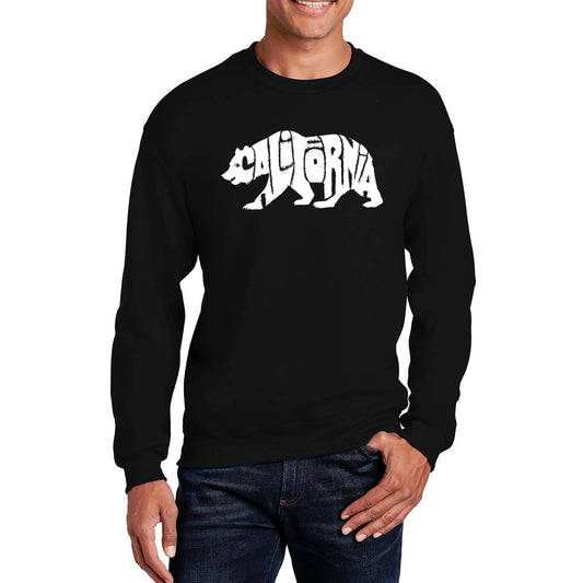 Word Art Crewneck Sweatshirt - California Bear 2