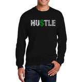 Word Art Crewneck Sweatshirt - Hustle