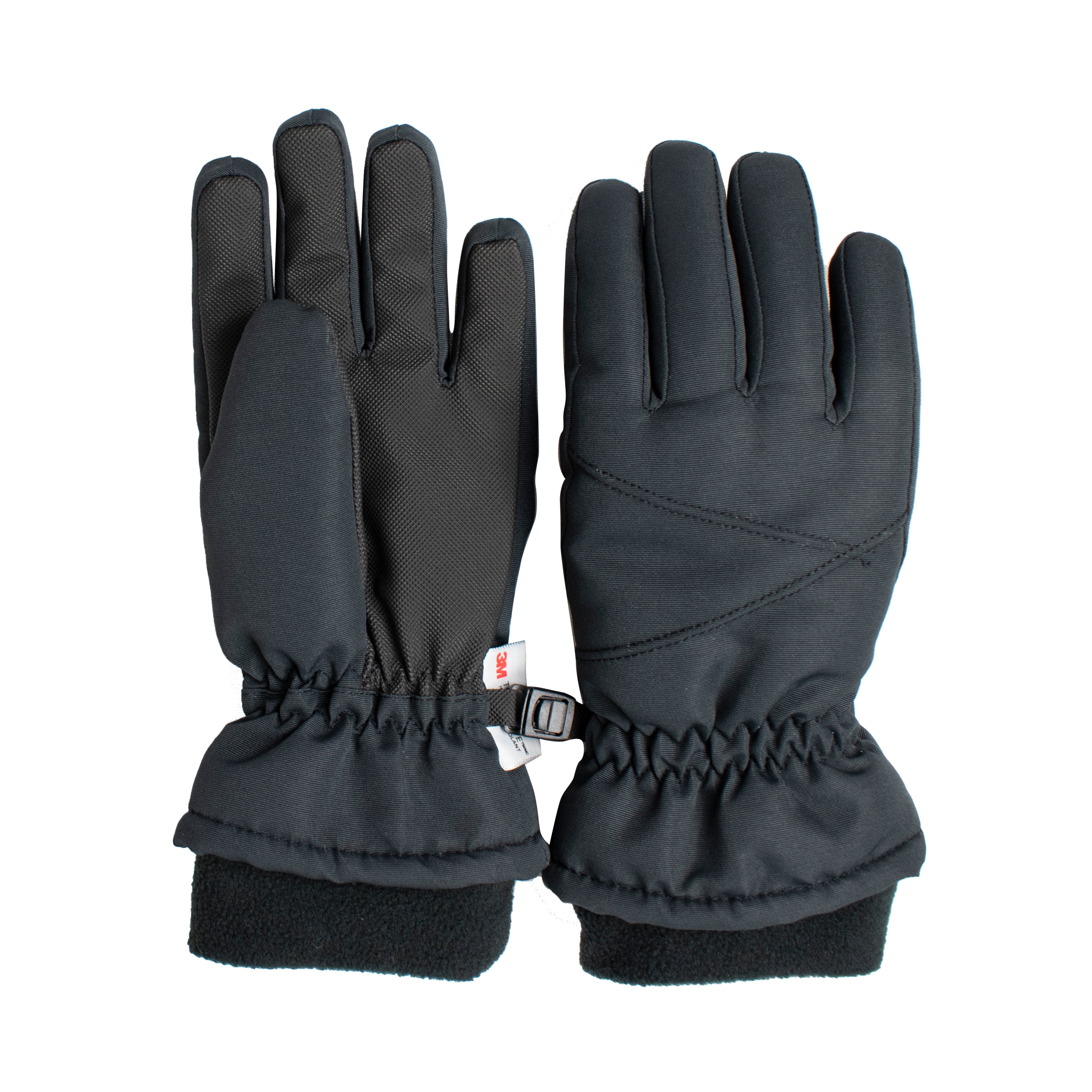  Solid Ski Gloves - Navy - Bonton