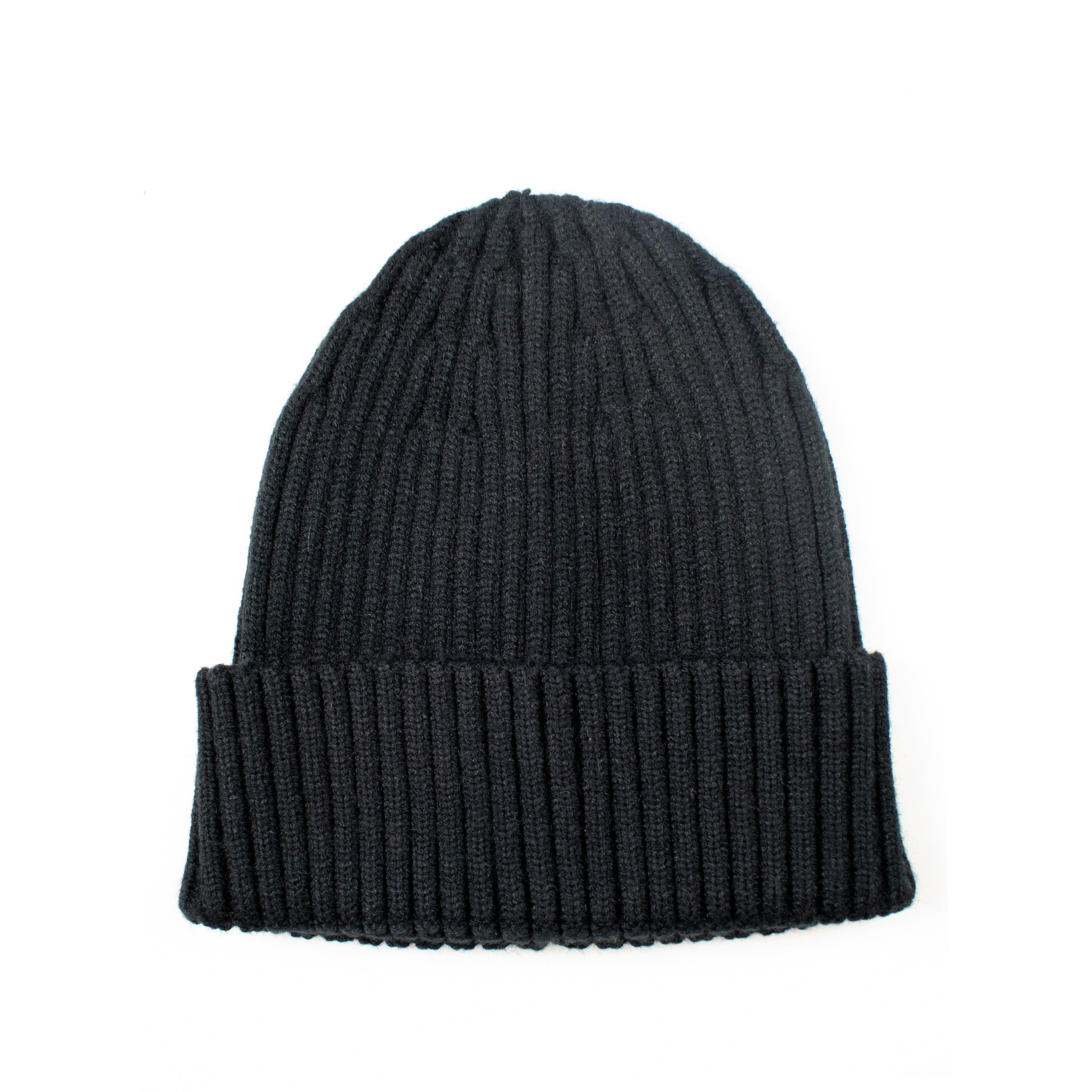  Ultra Soft Ribbed Knit Beanie - Black - Bonton