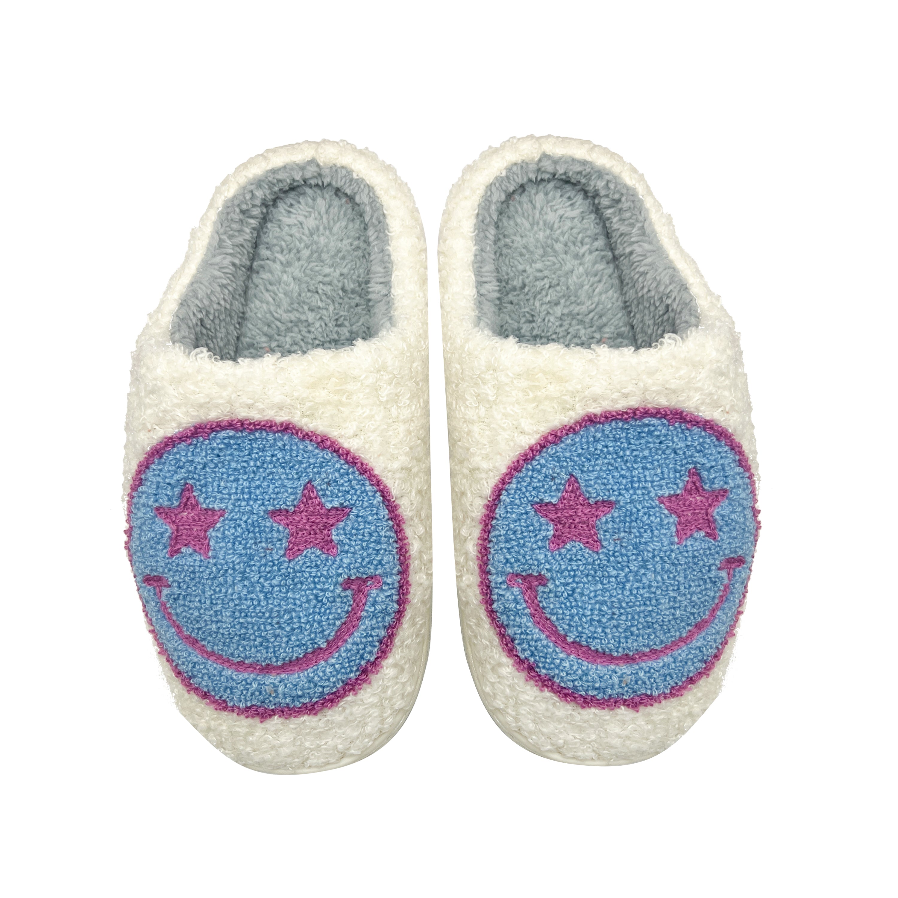  Smile Star Slipper - Aqua - Bonton