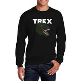 Word Art Crewneck Sweatshirt - T-Rex Head