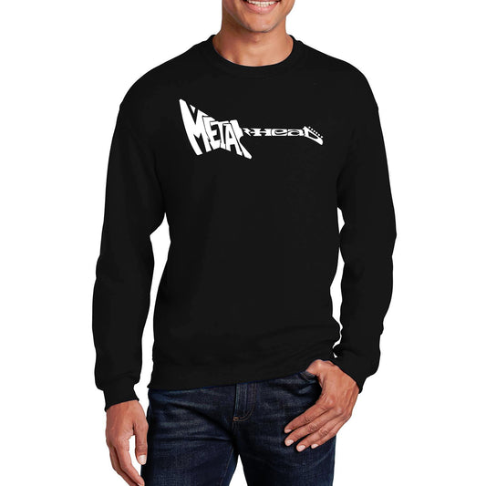Word Art Crewneck Sweatshirt - Heavy Metal