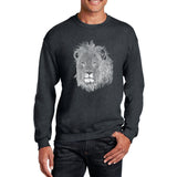 Word Art Crewneck Sweatshirt - Lion