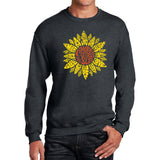 Word Art Crewneck Sweatshirt - Sunflower