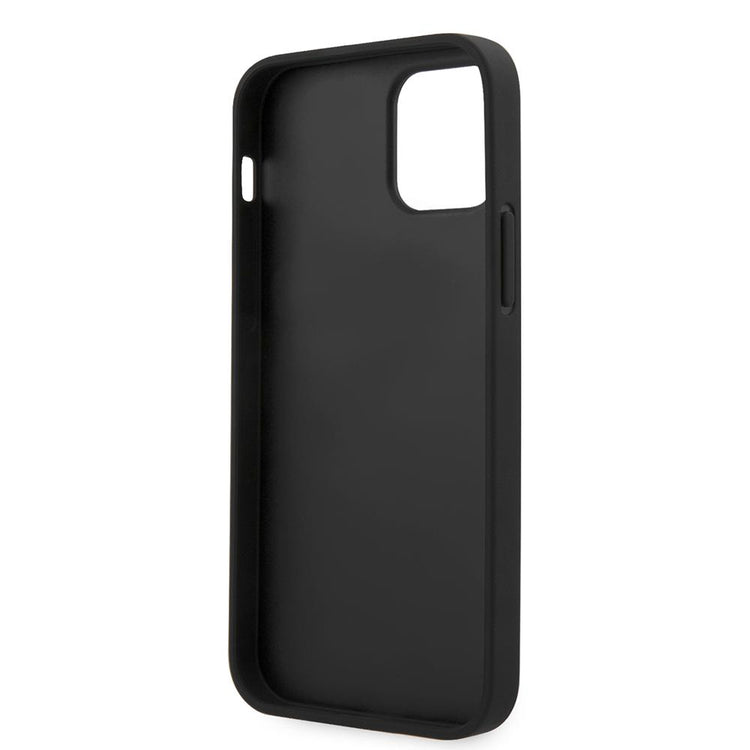 iPhone 12 Pro Max - PU Leather Silver Saffiano Embossed - Karl Lagerfeld