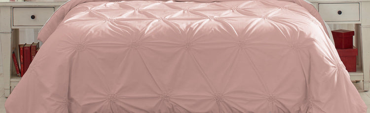 Pintuck Luxury Knotted Duvet Sets