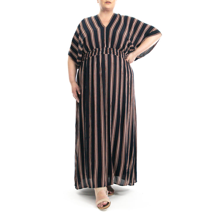Printed Gauze Maxi with Slits