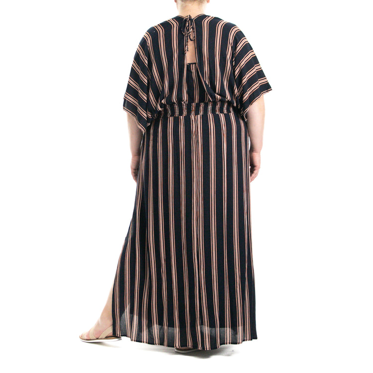 Printed Gauze Maxi with Slits