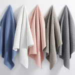 Rowan Reversible Quilted Throw - Grey