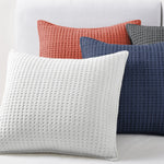 Mills Waffle Square Pillow Clay