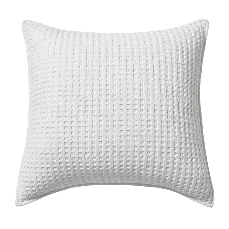 Mills Waffle Square Pillow Taupe