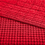 Mills Waffle Quilted Throw Coral
