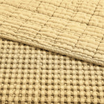 Mills Waffle Quilted Throw Taupe
