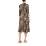 3/4 Sleeve Sylvia Midi Dress