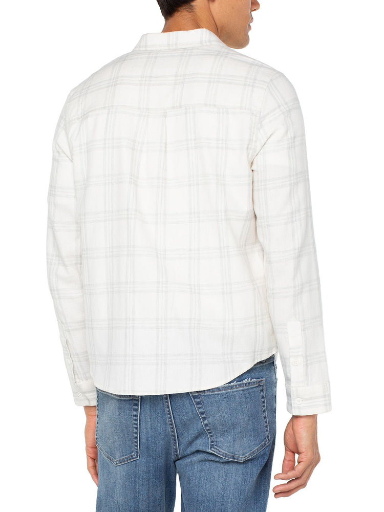 Plaid Pattern Flannel Shirt