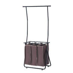 Laundry Sorter with Hanging Bar