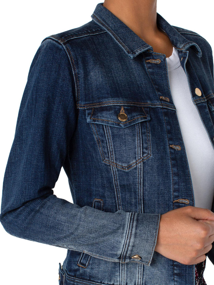 Classic Ombre Denim Wash Jacket
