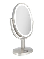 Newport Lighted Makeup Mirror with 5X/1X Magnification & Touch Pad