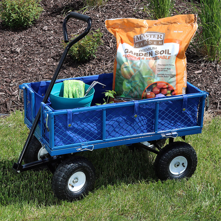 Garden Steel Utility Cart with Removable Sides | BONTON