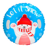 32" Snow Tube - Let It Snow Polar Bear