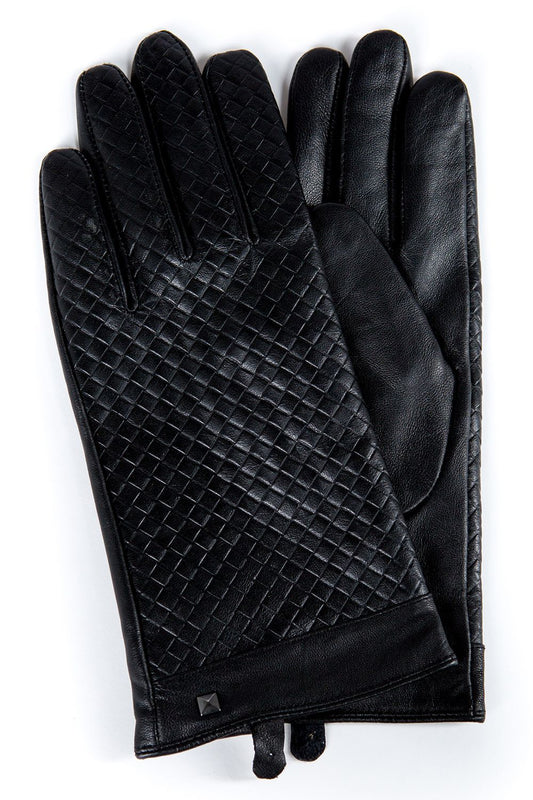 Zipper Suede Glove