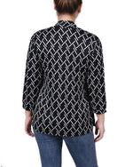 3/4 Sleeve Two-Fer Top 4