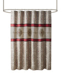 Perry Embroidered Shower Curtain