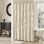 Piedmont Tufted Semi-Sheer Shower Curtain