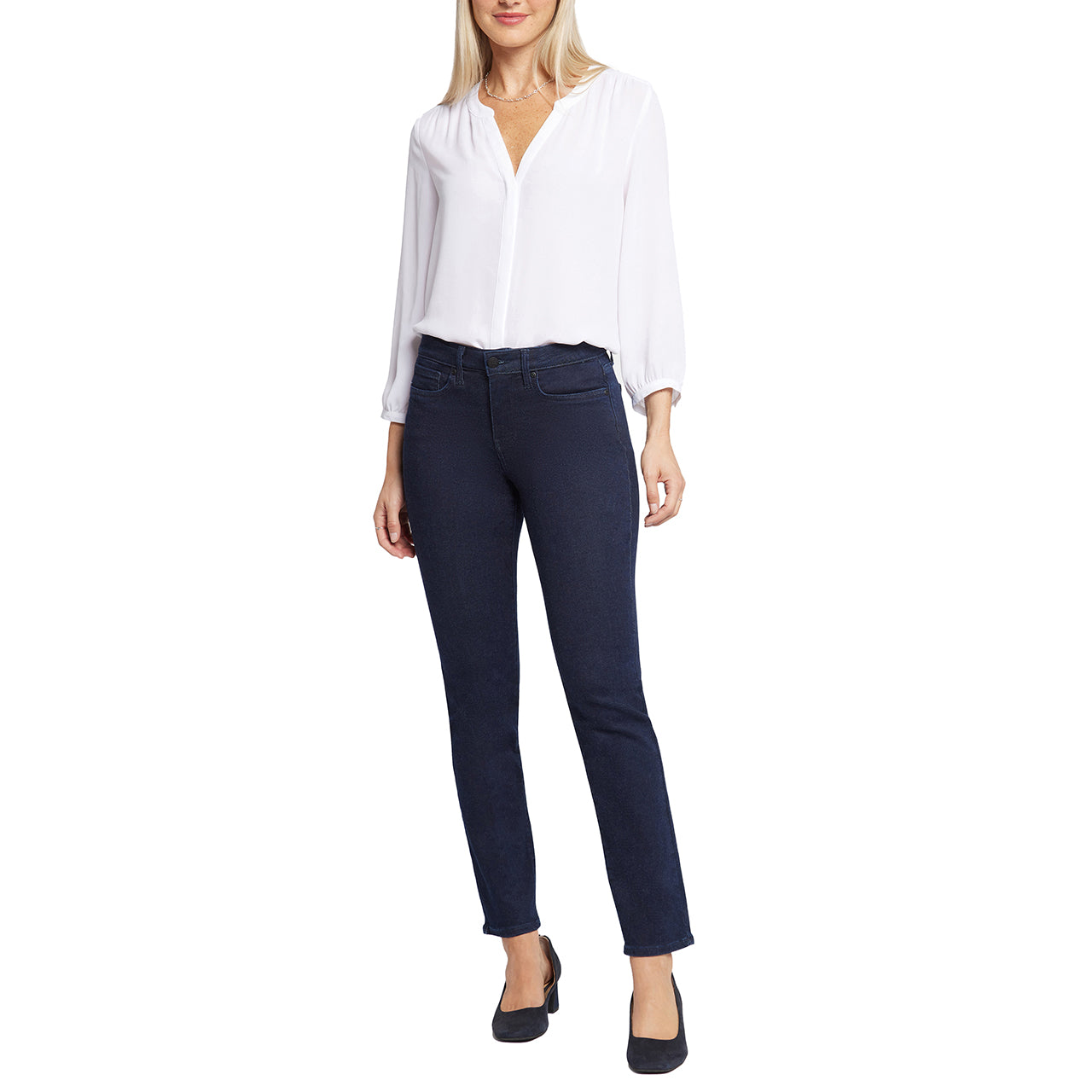  NYDJ Sheri Slim Jean - Quinn Medium Wash - Bonton