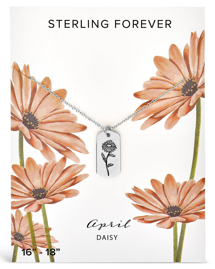 Pendant Displaying Your Birth Flower