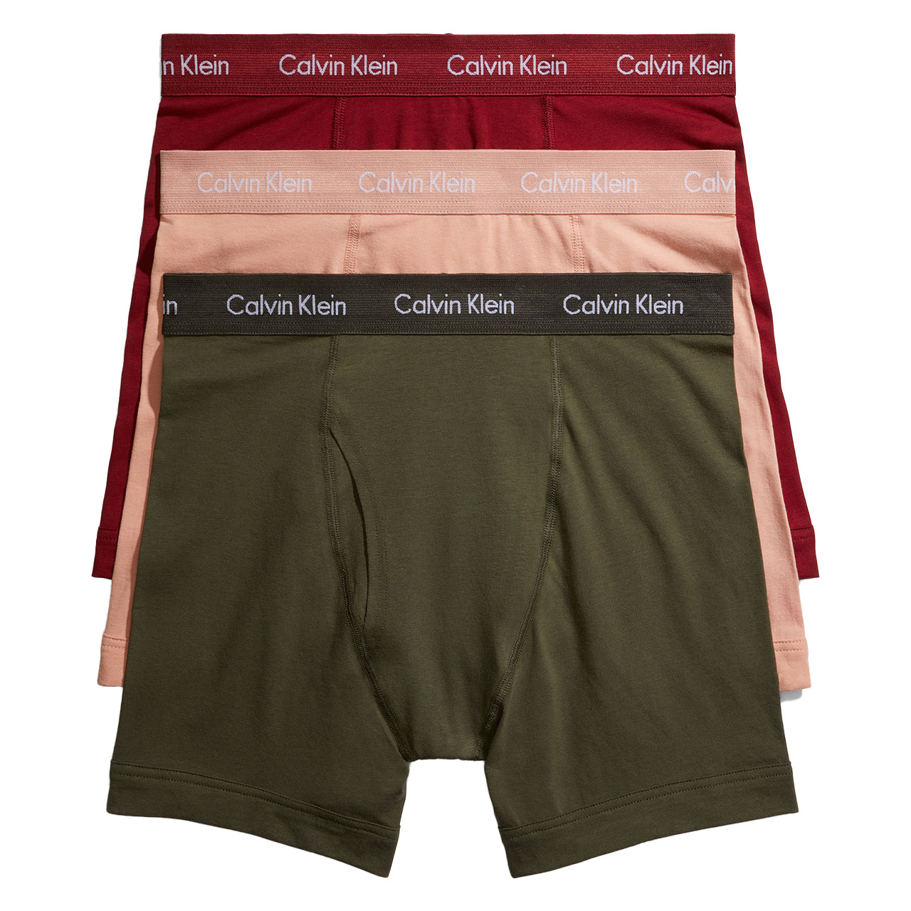  Calvin Klein Cotton Stretch Boxer Brief 3 Pack - Black - Bonton