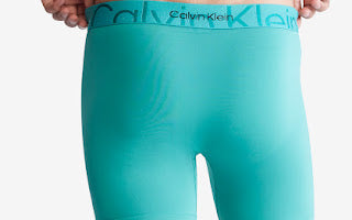  Calvin Klein Monolith Low Rise Trunk - Distorted Blue - Bonton