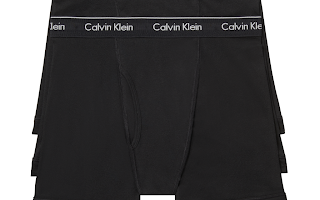 Calvin Klein Cotton Classics Boxer Brief 3 Pack White BONTON