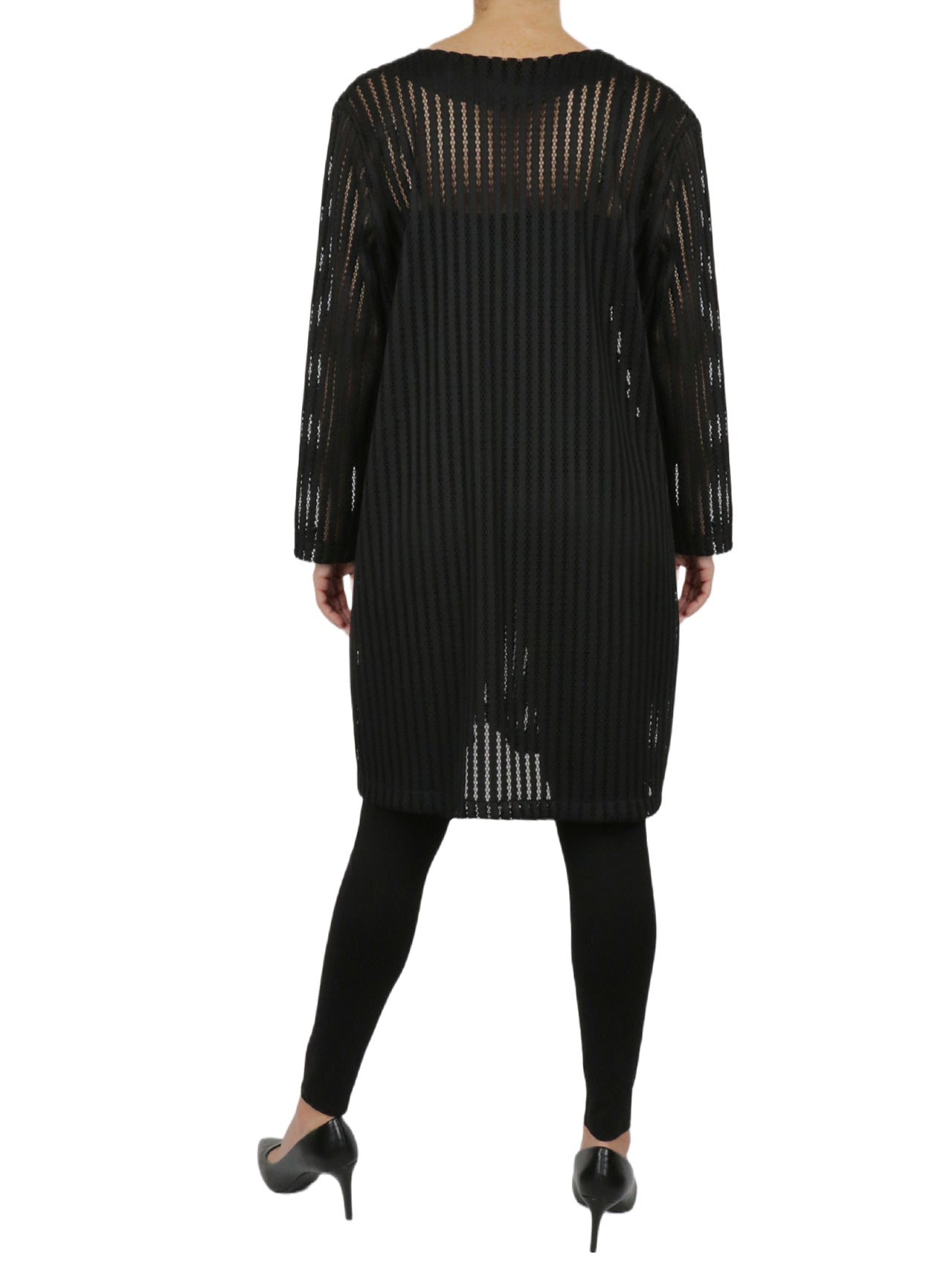  Sheer Topper - Black - Bonton