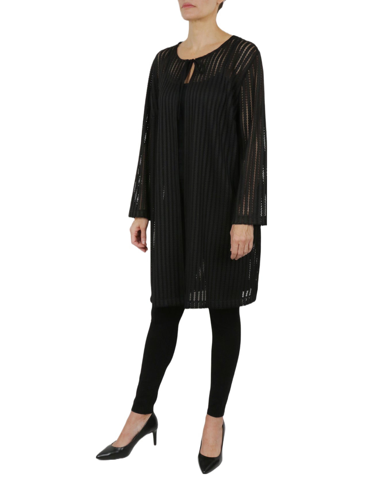  Sheer Topper - Black - Bonton