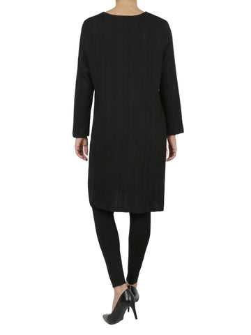 Button Front Long Tunic